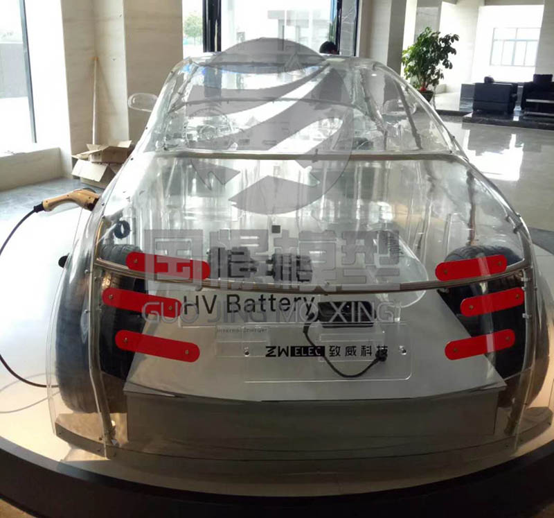 青岛透明车模型